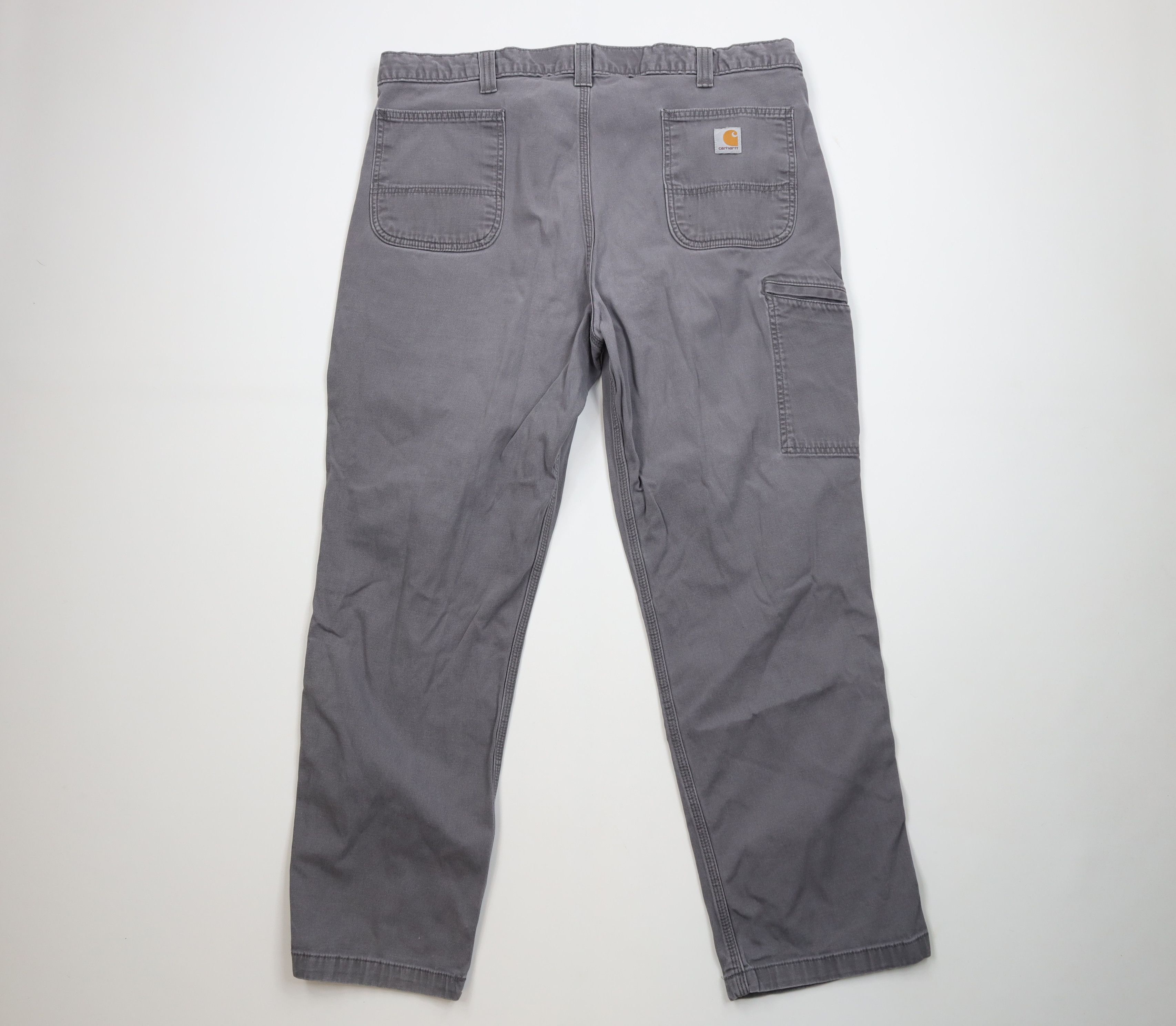 Carhartt Vintage Carhartt Spell Out Canvas Wide Leg Dungaree Pants Size US 40 / EU 56 - 10 Thumbnail