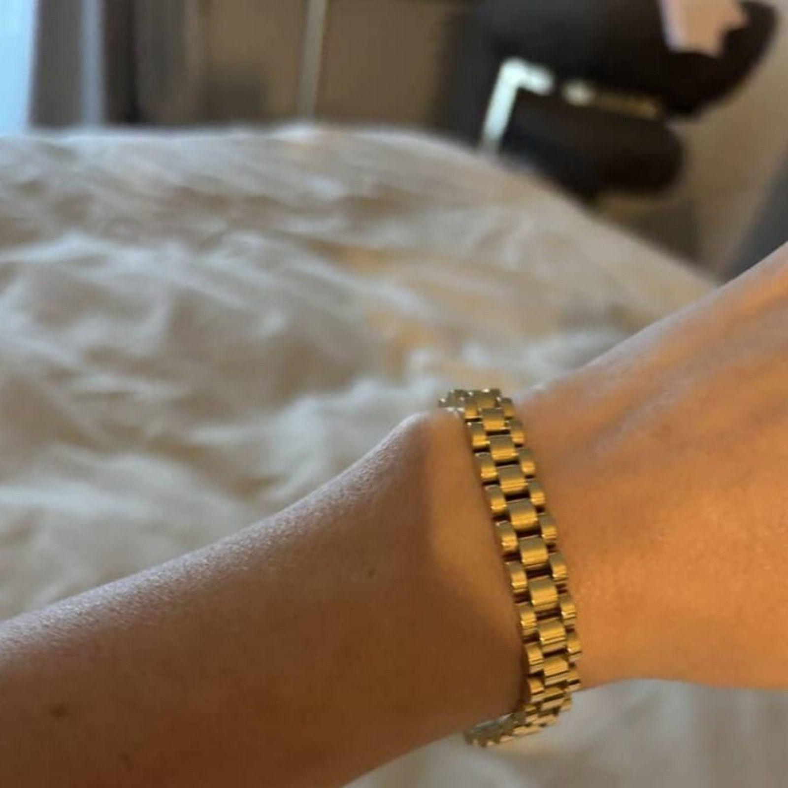 Luv Aj ⭐️Luv AJ Timepiece Bracelet Gold item #076 Size ONE SIZE - 3 Thumbnail