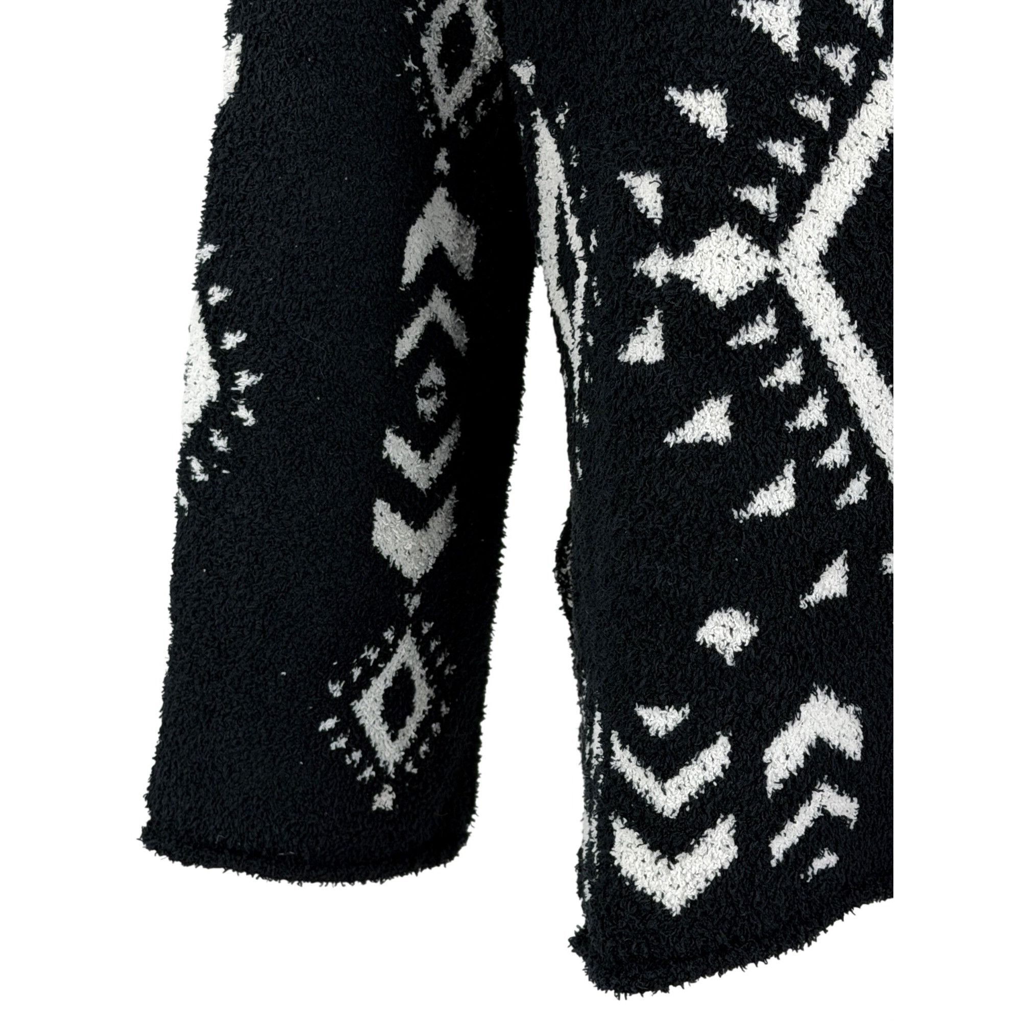 Other NWT Black White Slouchy Aztec Sweater | Boho Coastal Cowgirl Size S / US 4 / IT 40 - 10 Thumbnail