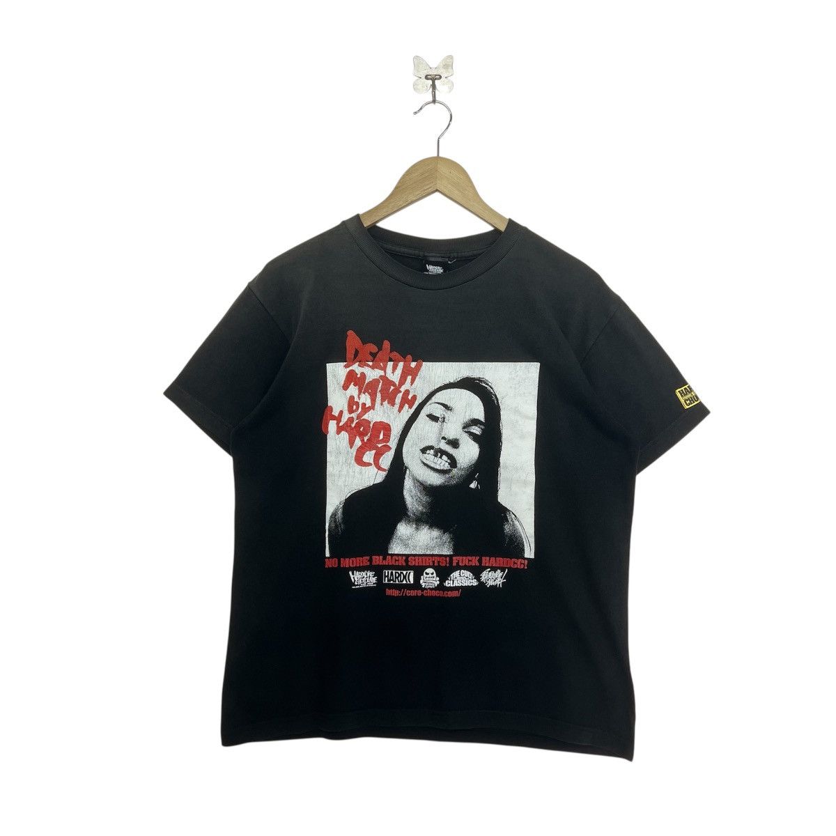 Japanese Brand HARDCORE CHOCOLATE DEATH MATCH BAD GIRL TSHIRT Size US M / EU 48-50 / 2 - 1 Thumbnail