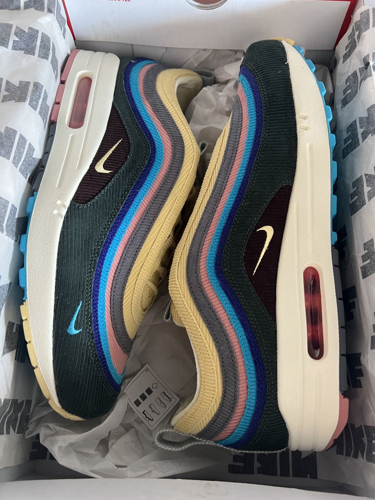 Nike Nike Air Max 1/97 Sean Wotherspoon (Extra Lace) Size US 10.5 / EU 43-44 - 2 Thumbnail