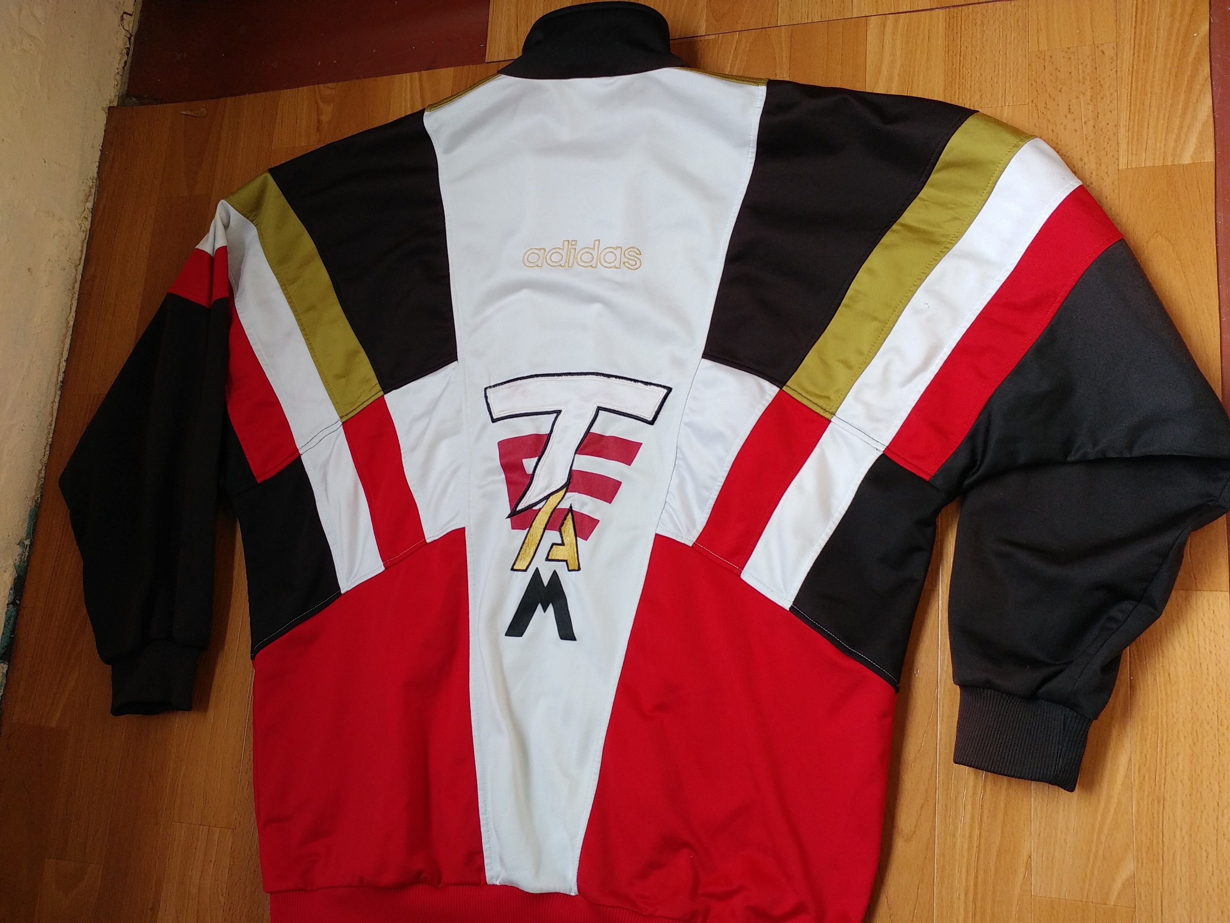Adidas × Vintage ADIDAS jacket, vintage Adidas Team 90s hip hop 1990s size L Size US L / EU 52-54 / 3 - 3 Thumbnail