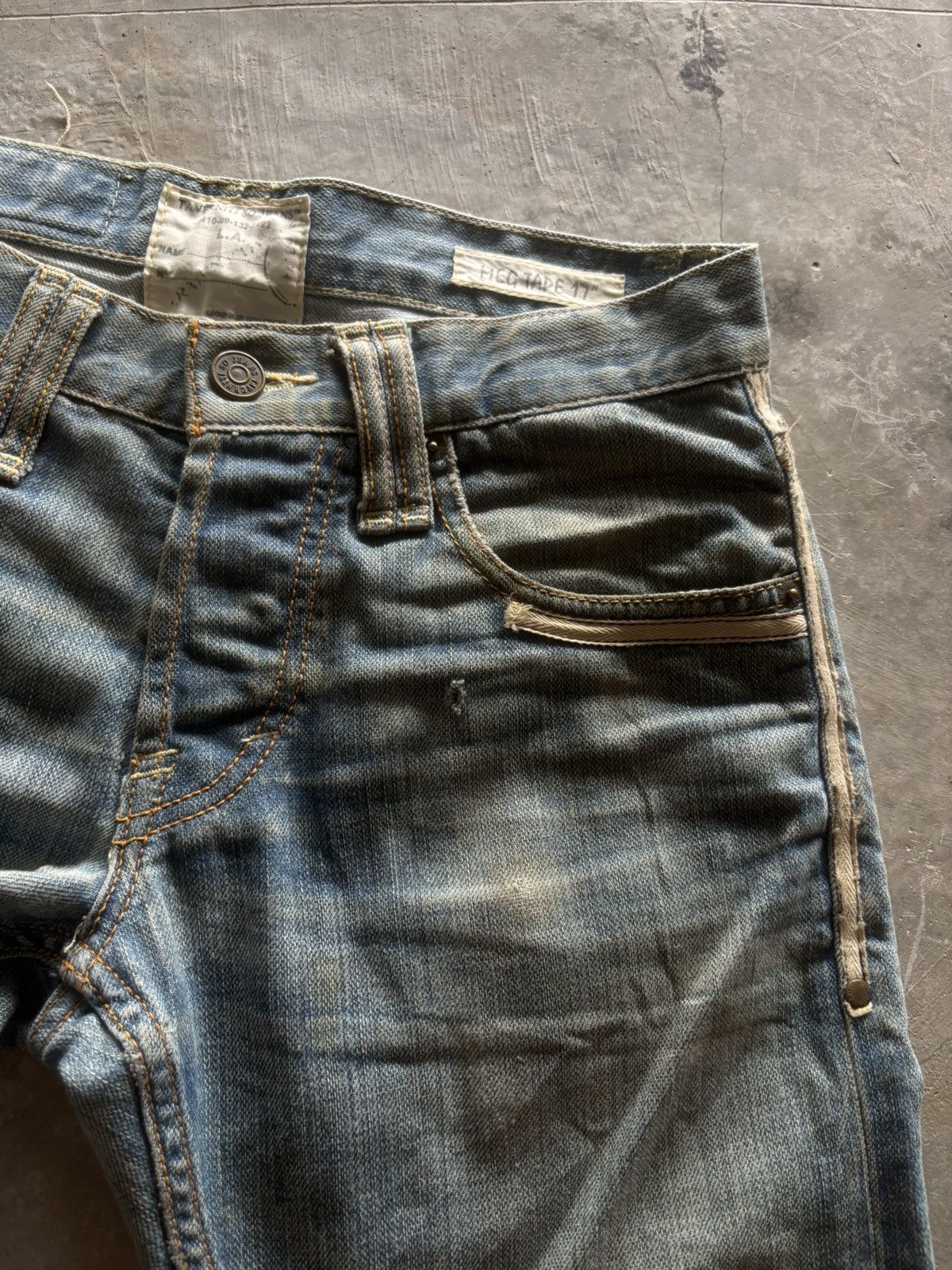 Jimmy Taverniti jimmy taverniti slim rusty mudmax wash jeans hedi style Size US 30 / EU 46 - 10 Thumbnail