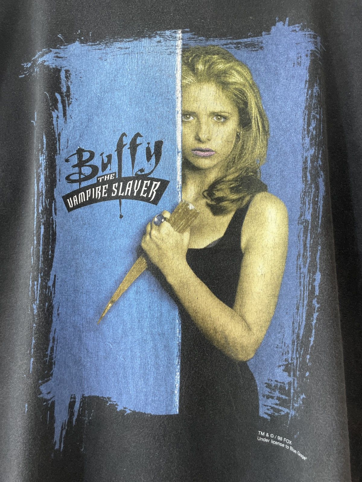 Vintage Vintage Buffy The Vampire Slayer T-Shirt Size US XL / EU 56 / 4 - 5 Thumbnail