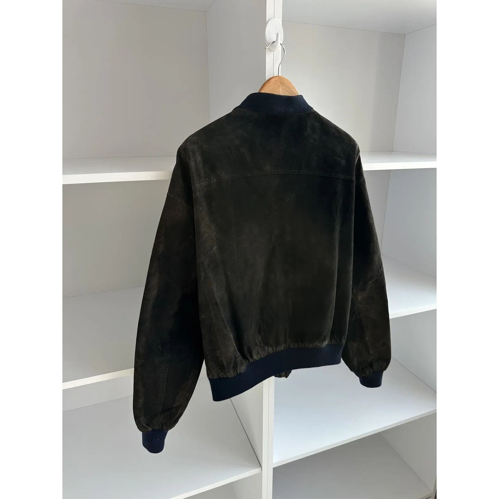 VTG Chevignon Airport Club Leather Bomber Jacket