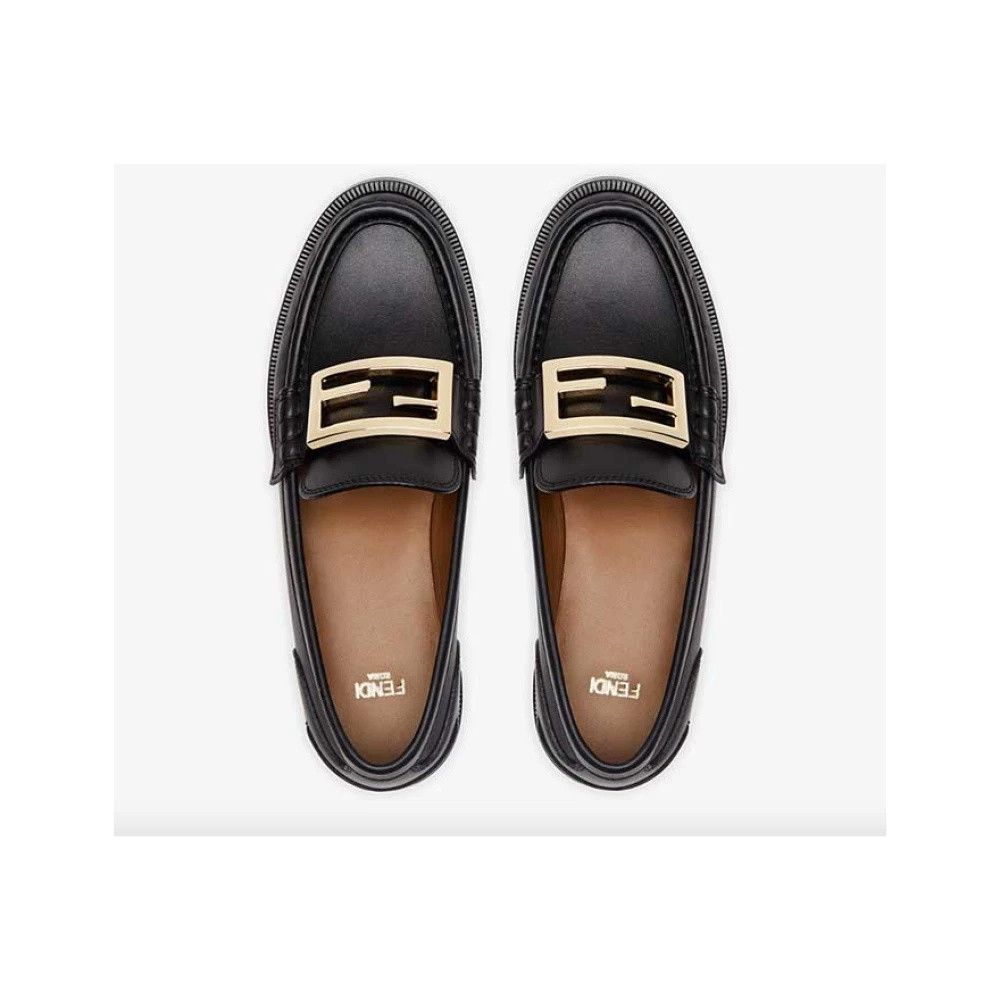 Fendi o1s1wg110425 Loafers in Black Size US 8 / IT 38 - 3 Thumbnail