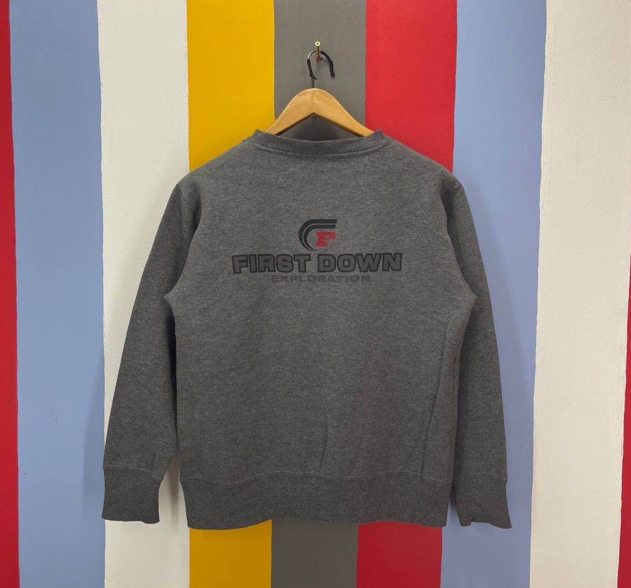 Other FIRST DOWN Crew Neck Sweatshirt #2641/26 Size US M / EU 48-50 / 2 - 1 Thumbnail