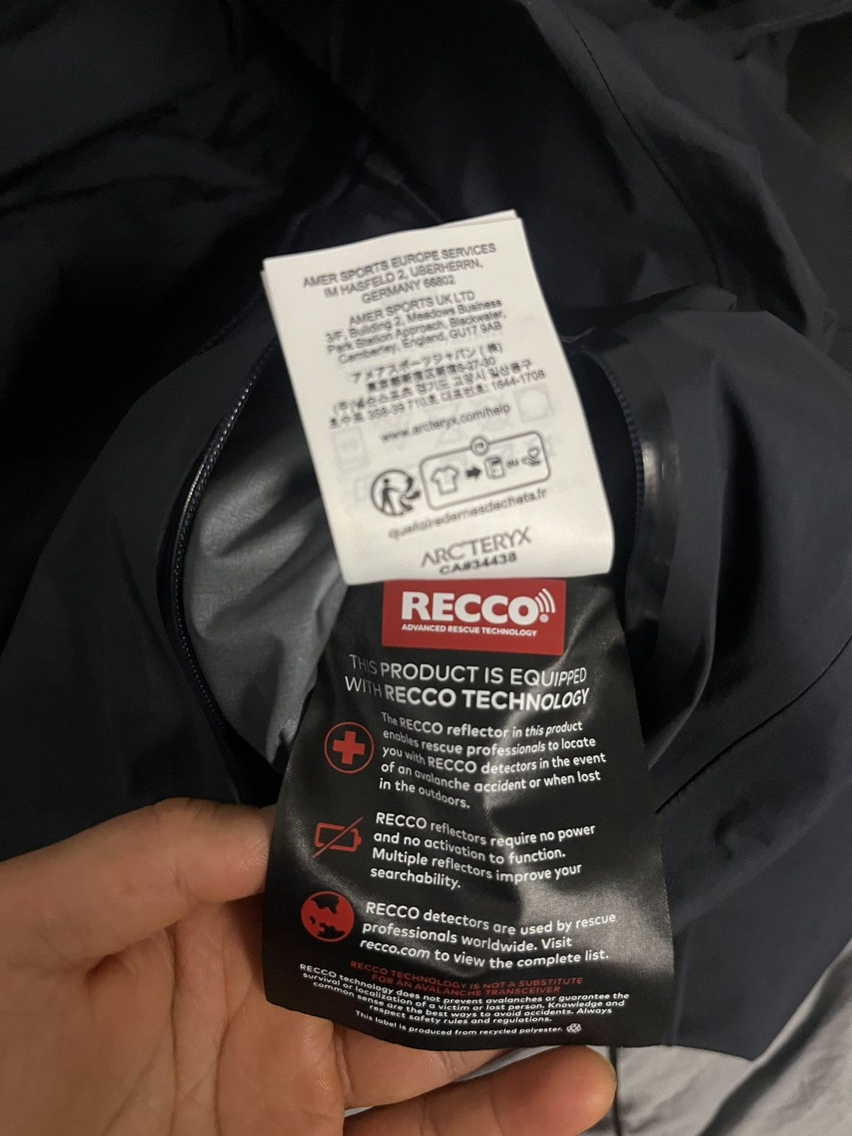 Arc'teryx Arcteryx Beta Ar Black Sapphire Size US S / EU 44-46 / 1 - 6 Thumbnail