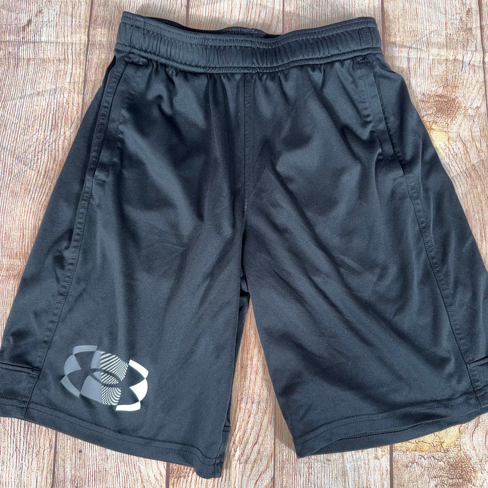 Under Armour Under Armour Youth Large Black Athletic Shorts Size US 26 / EU 42 - 1 Thumbnail