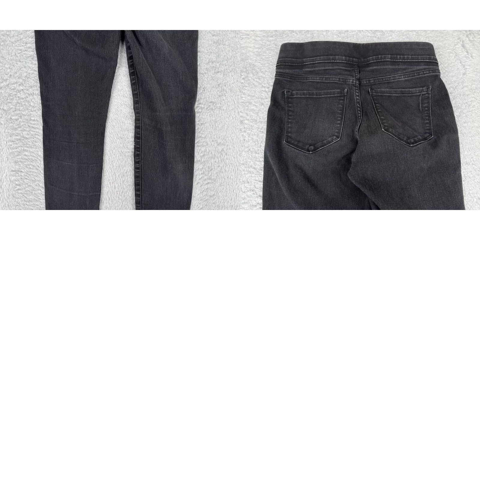 Old Navy Old Navy Jeans Womens 6 Black Denim Pull On Super Skinny Mid Rise Cotton 29x28 Size 28" / US 6 / IT 42 - 10 Thumbnail