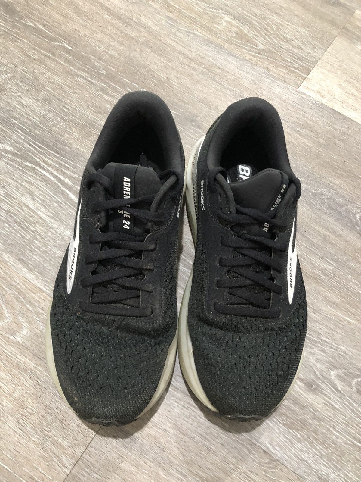 Brooks Brooks Adrenaline GTS 24 Shoes Womens Size 7.5 D Wide Black Size US 7.5 / IT 37.5 - 3 Thumbnail
