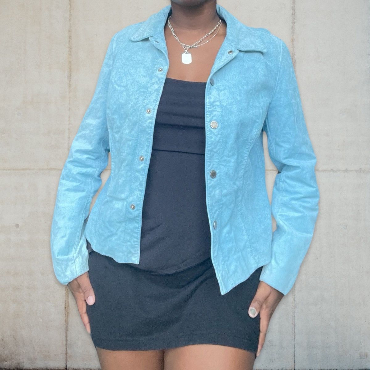 Vintage Bernardo Suede Leather Jacket Size M / US 6-8 / IT 42-44 - 2 Thumbnail