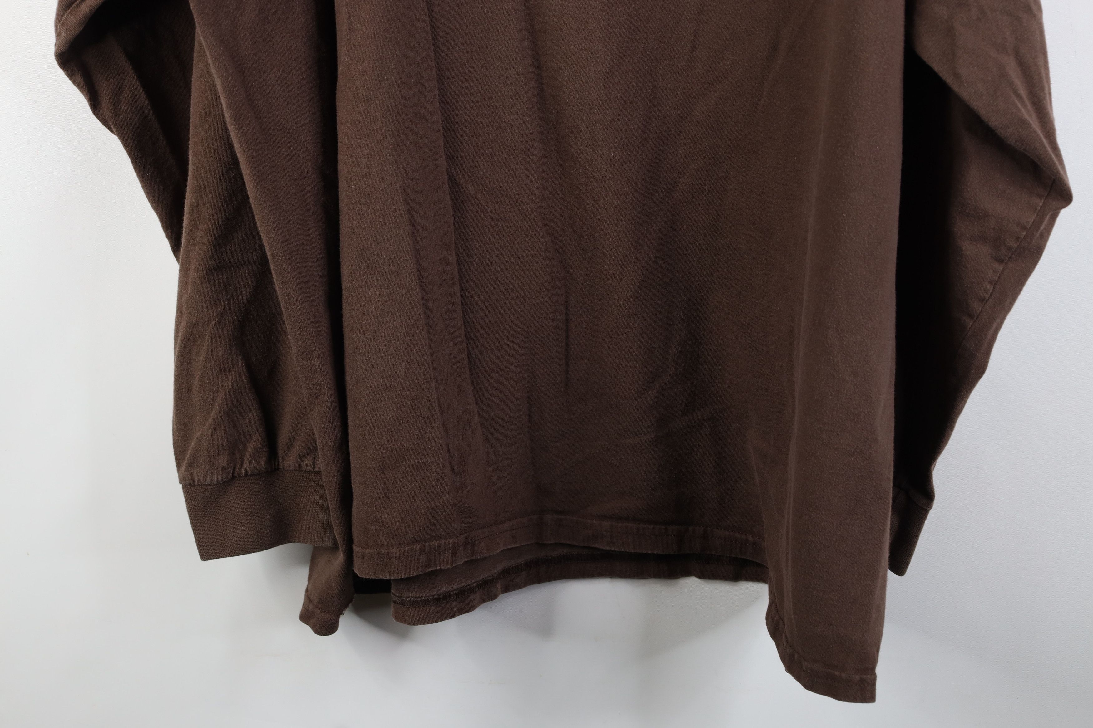 Russell Athletic Vintage Y2K Russell Athletic Long Sleeve T-Shirt Brown Size US XXL / EU 58 / 5 - 14 Thumbnail