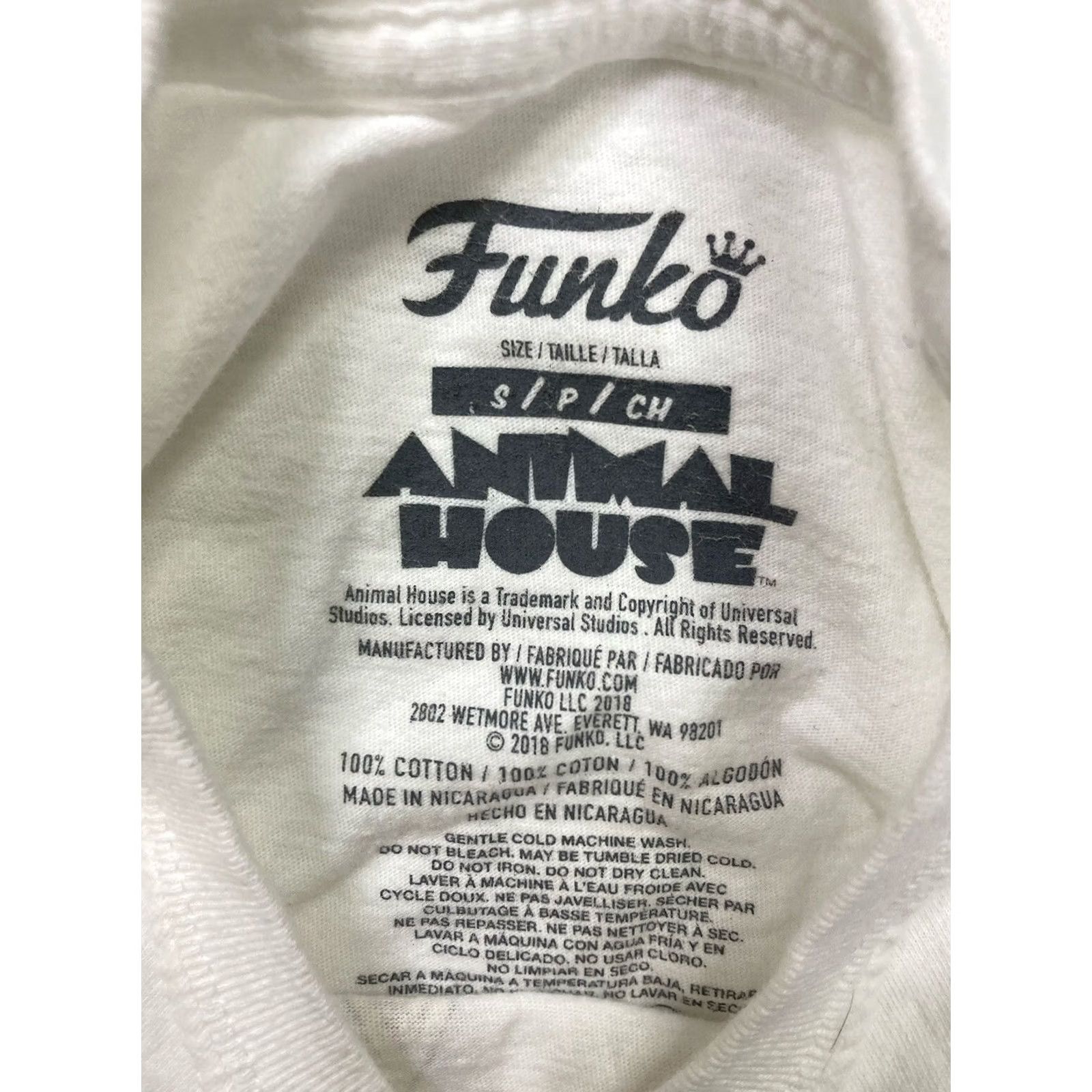 Vintage Funko Animal House Movie Graphic T-shirt Women Small White Short Sleeve Size S / US 4 / IT 40 - 4 Thumbnail