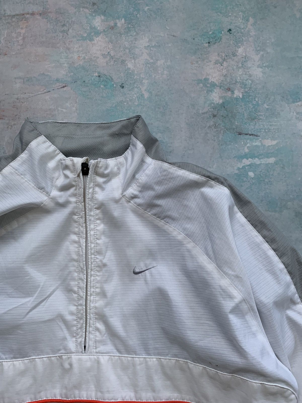 Nike Nylon Windbreaker Jacket Half Zip Y2K 2000s Vintage