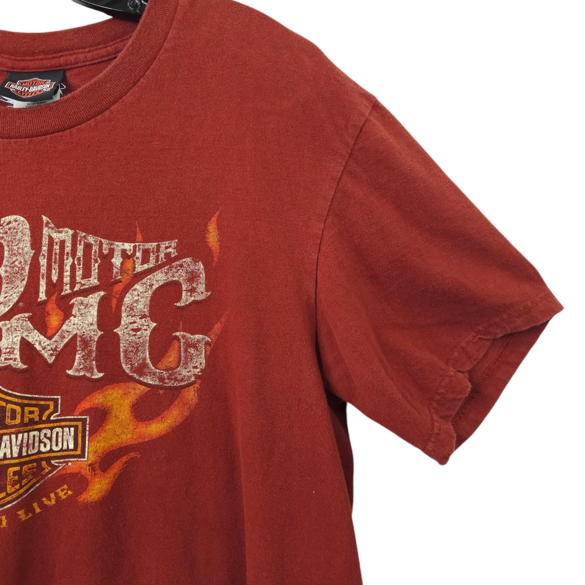 Harley Davidson Harley Davidson T Shirt Mens L Double Sided Ride To Live Size US L / EU 52-54 / 3 - 13 Thumbnail