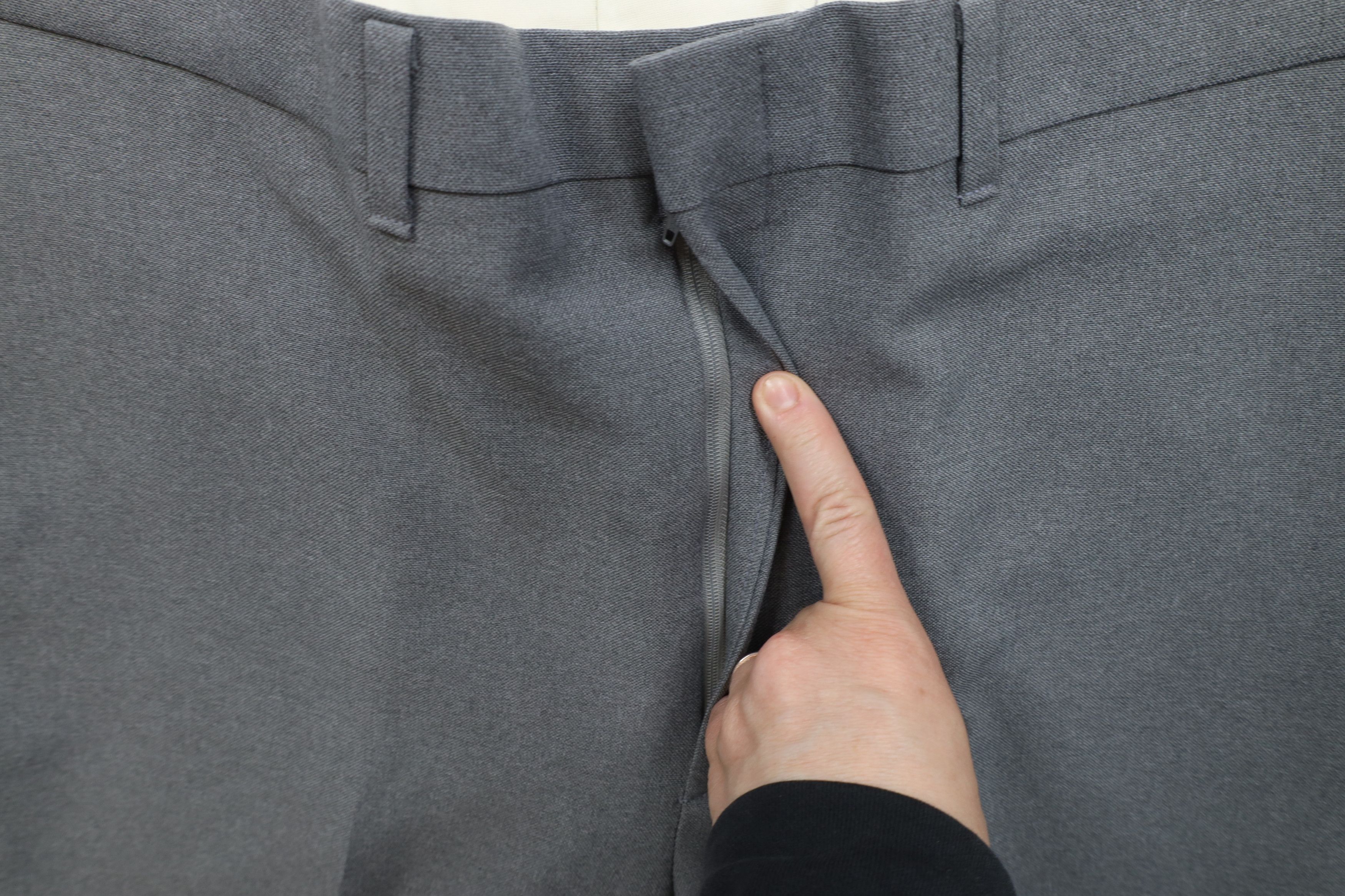 Vintage Vintage 70s Streetwear Wide Leg Chino Pants Heather Gray USA Size US 36 / EU 52 - 6 Thumbnail