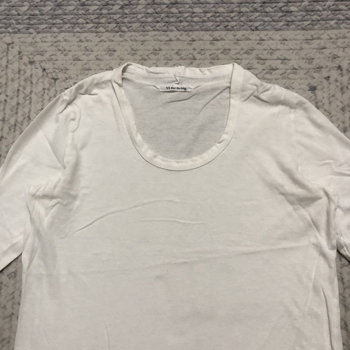 Yohji Yamamoto Distressed Vintage Y’s For Living by Yohji Yamamoto 3/4 Tees Size US XS / EU 42 / 0 - 3 Thumbnail