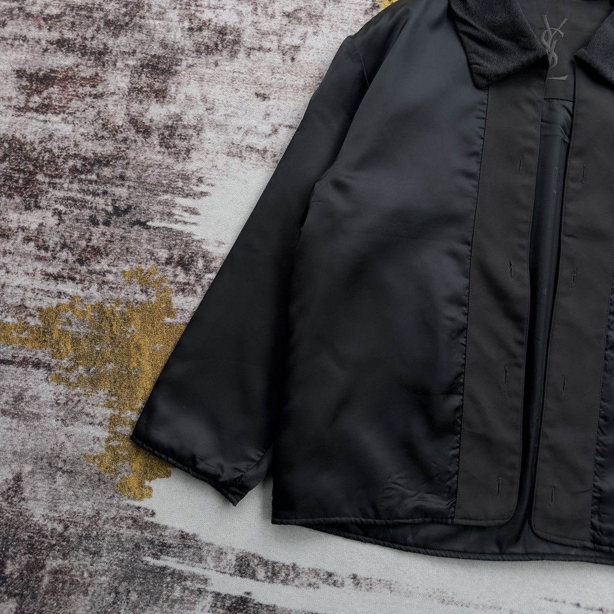 Yves Saint Laurent YVES SAINT LAURENT POUR HOMME BLACK JACKET VINTAGE 90S Size US S / EU 44-46 / 1 - 4 Thumbnail