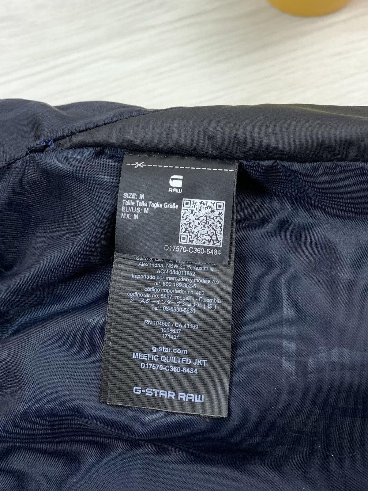 G-Star G-STAR RAW Meefic Quilted Mens Jacket Size M Size US M / EU 48-50 / 2 - 16 Thumbnail