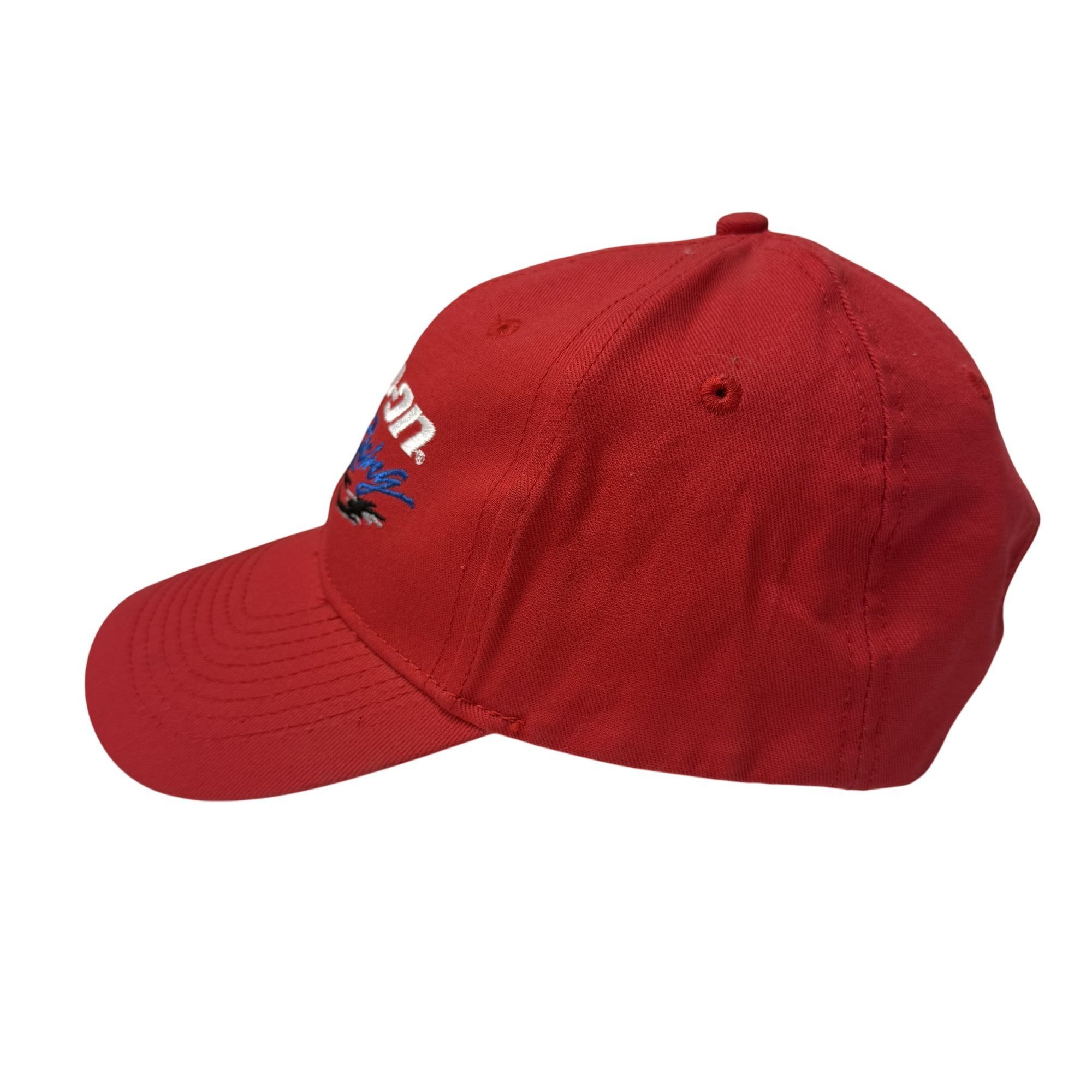 New Era Vtg New Era Red Hat SNAP on RACING Logo Embroidered Cap Size ONE SIZE - 6 Thumbnail