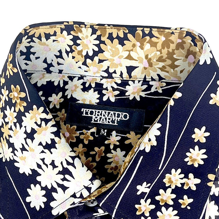 Tornado Mart Tornado Mart Vintage Sheer Flowered Shirt From Japan Size US S / EU 44-46 / 1 - 4 Thumbnail