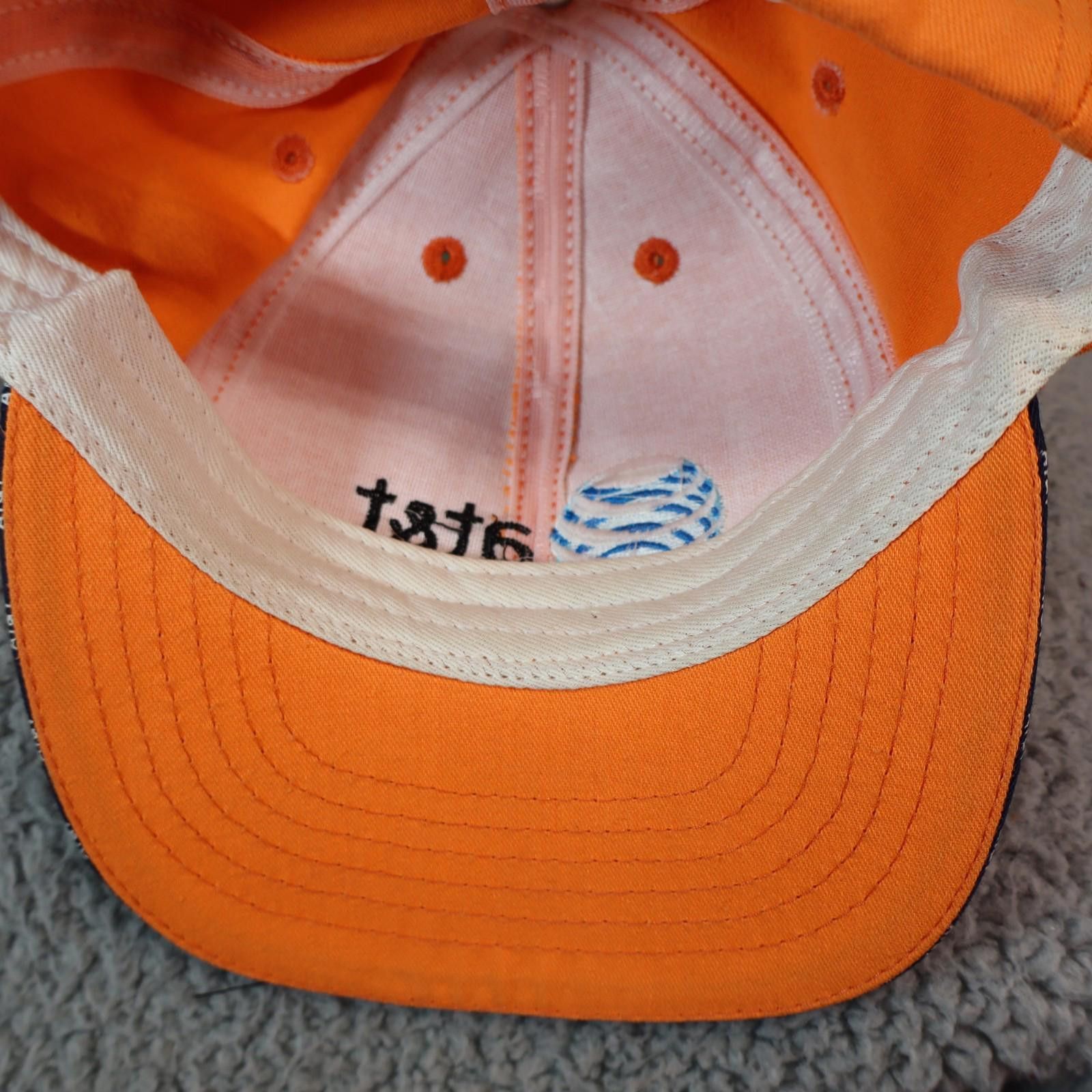 Other AT&T Ball Cap Work Uniform Orange Hat Promo Employee Flex Size ONE SIZE - 8 Thumbnail