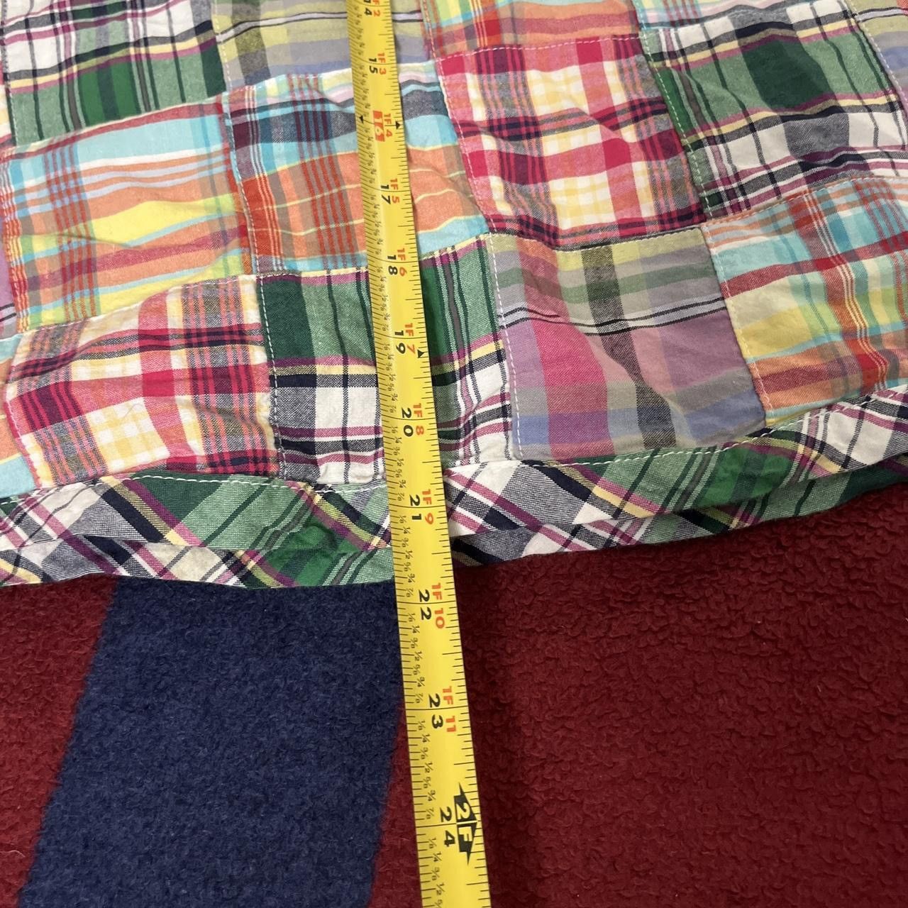 L.L. Bean L.L.Bean multi-coloured plaid Cotton Patch Madras skirt Size 25" / US 0 / IT 36 - 4 Thumbnail