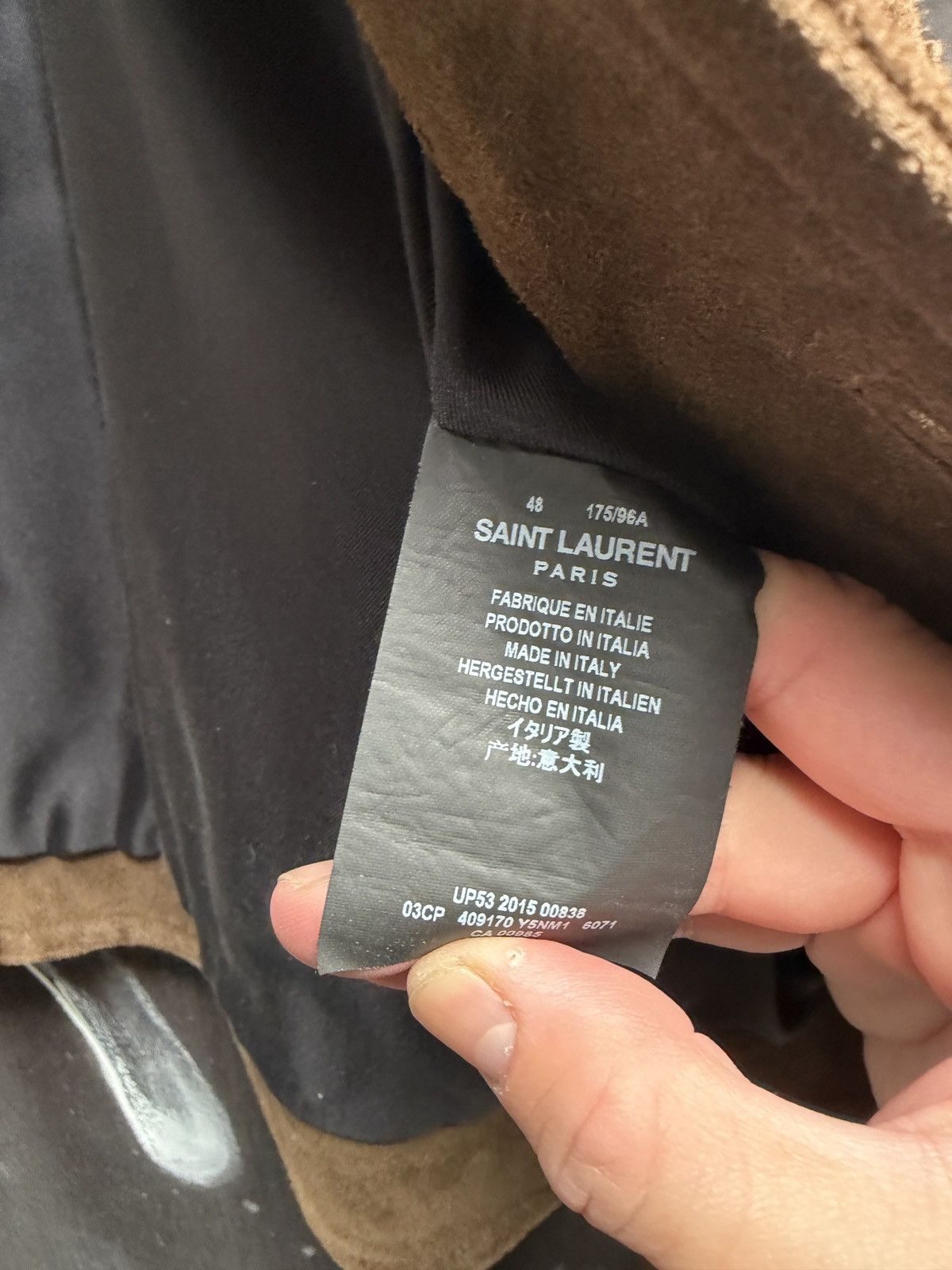 Saint Laurent Paris Saint Laurent Paris SS16 Suede Studded Western Jacket Size US M / EU 48-50 / 2 - 9 Thumbnail