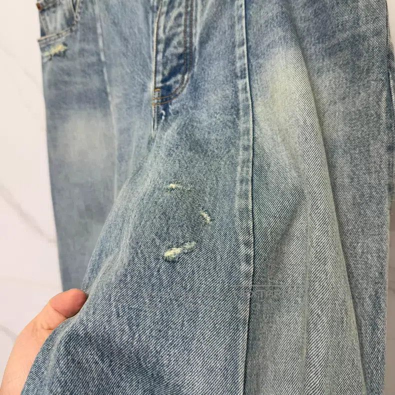 Balenciaga Balenciaga Distressed Denim Jeans Size US 31 - 4 Thumbnail