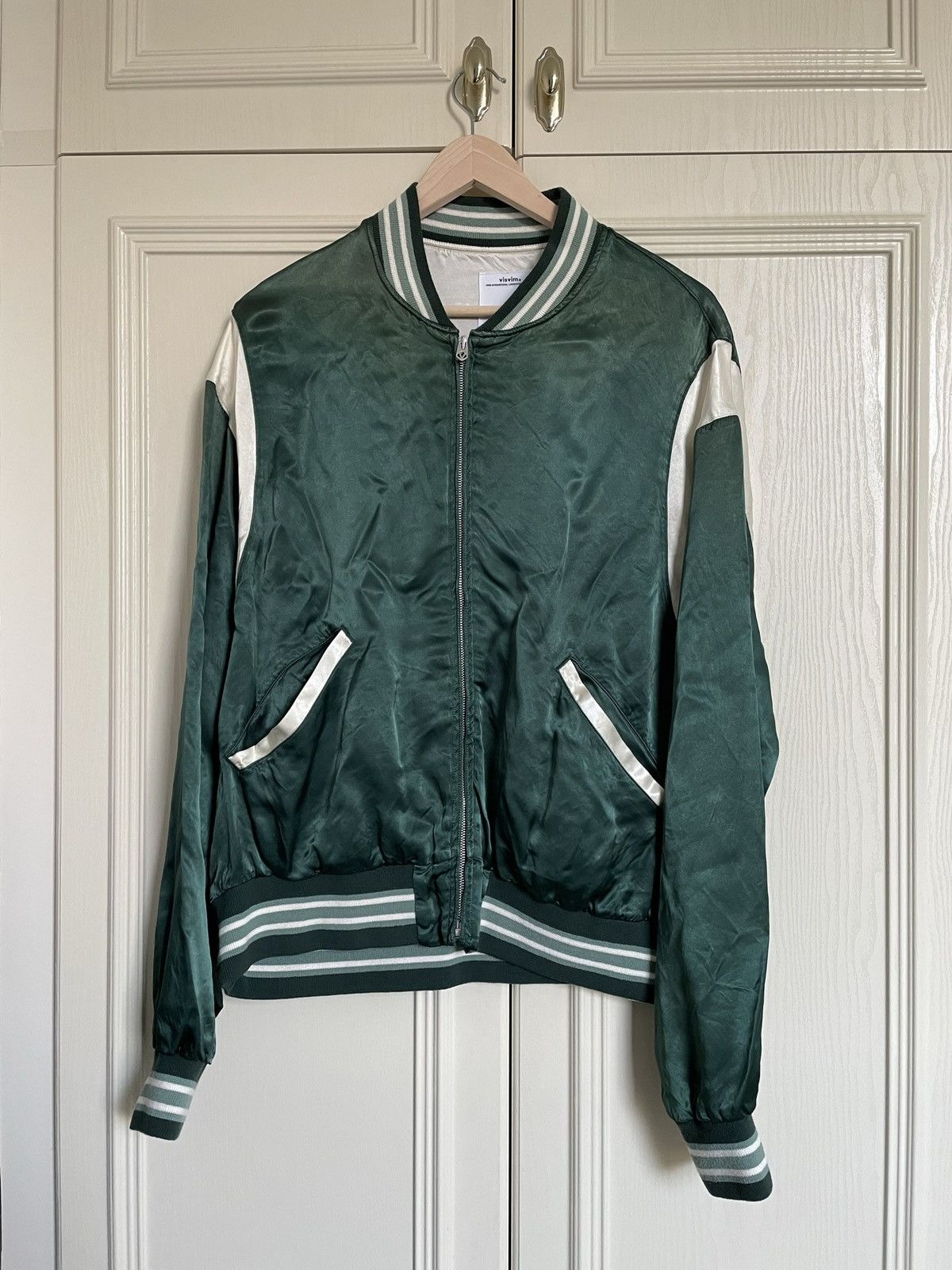 Visvim Visvim Douglas Stadium Jacket Green BNWT sz 5 Size US XXL / EU 58 / 5 - 1 Thumbnail