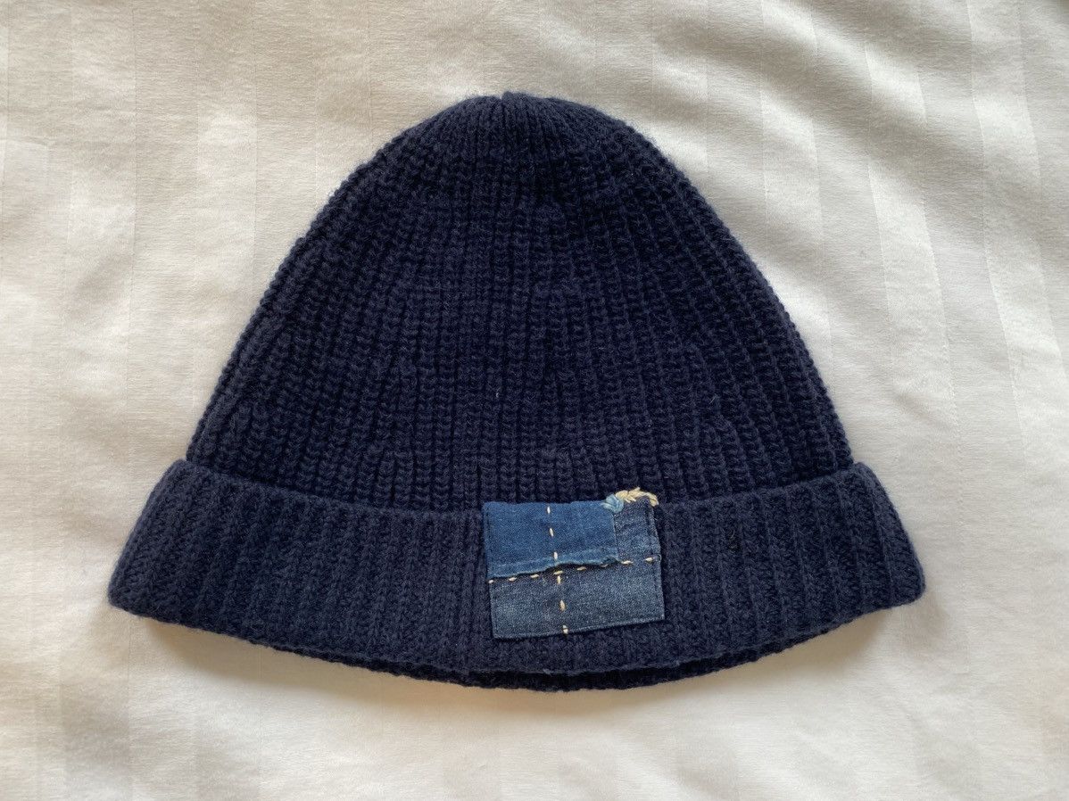 KUON Watch Cap in Boro-Patched Wool Size ONE SIZE - 1 Thumbnail