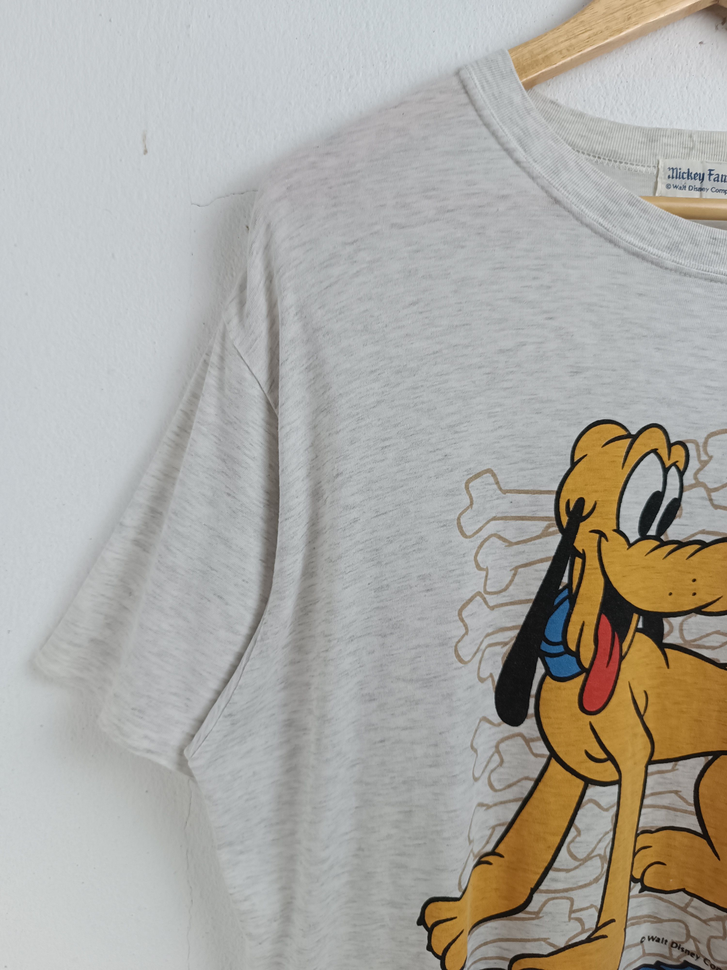 Cartoon Network VINTAGE 90'S PLUTO MICKEY MOUSE TEE VERY RARE goofy minnie Size US L / EU 52-54 / 3 - 11 Thumbnail