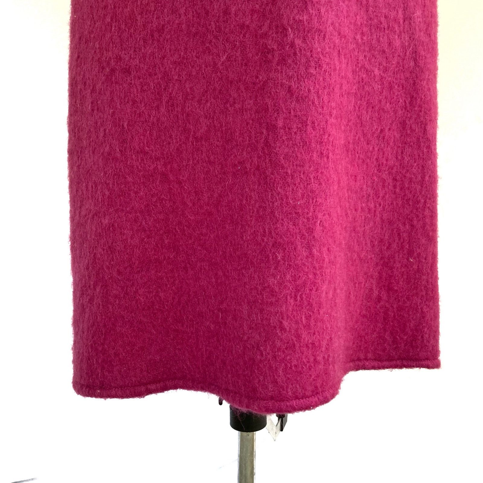 Vintage × Yves Saint Laurent Vintage 70s Giorgio Sant’Angelo Fuchsia Mohair Wrap Coat Size M / US 6-8 / IT 42-44 - 12 Thumbnail