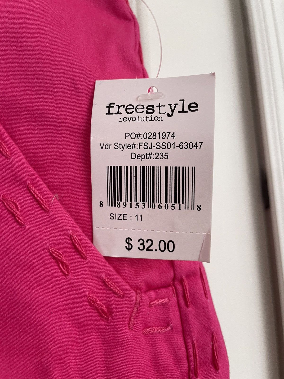 Other Free Style Revolution Magenta Short Shorts Size 11 Size 34" / US 12 / IT 48 - 5 Thumbnail