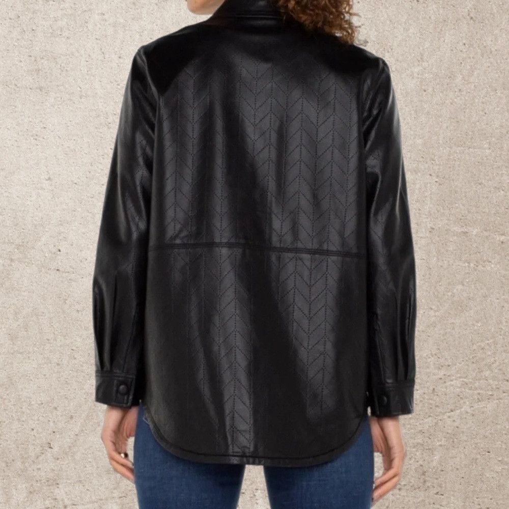 Other Liverpool Faux Leather Jacket NWT Size M / US 6-8 / IT 42-44 - 2 Thumbnail