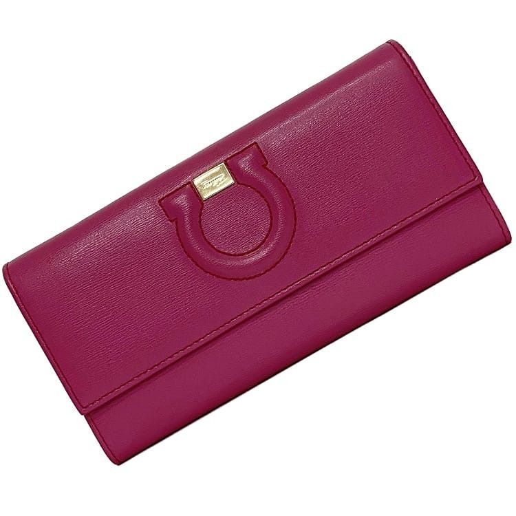 Salvatore Ferragamo SALVATORE FERRAGAMO Pink Leather Size ONE SIZE - 1 Thumbnail