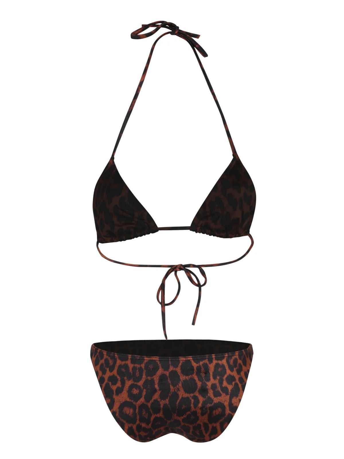 Tom Ford o1w1db10525 BIJ011 Two-Piece Swimsuit in Brown/Black Size XS / US 0-2 / IT 36-38 - 2 Thumbnail