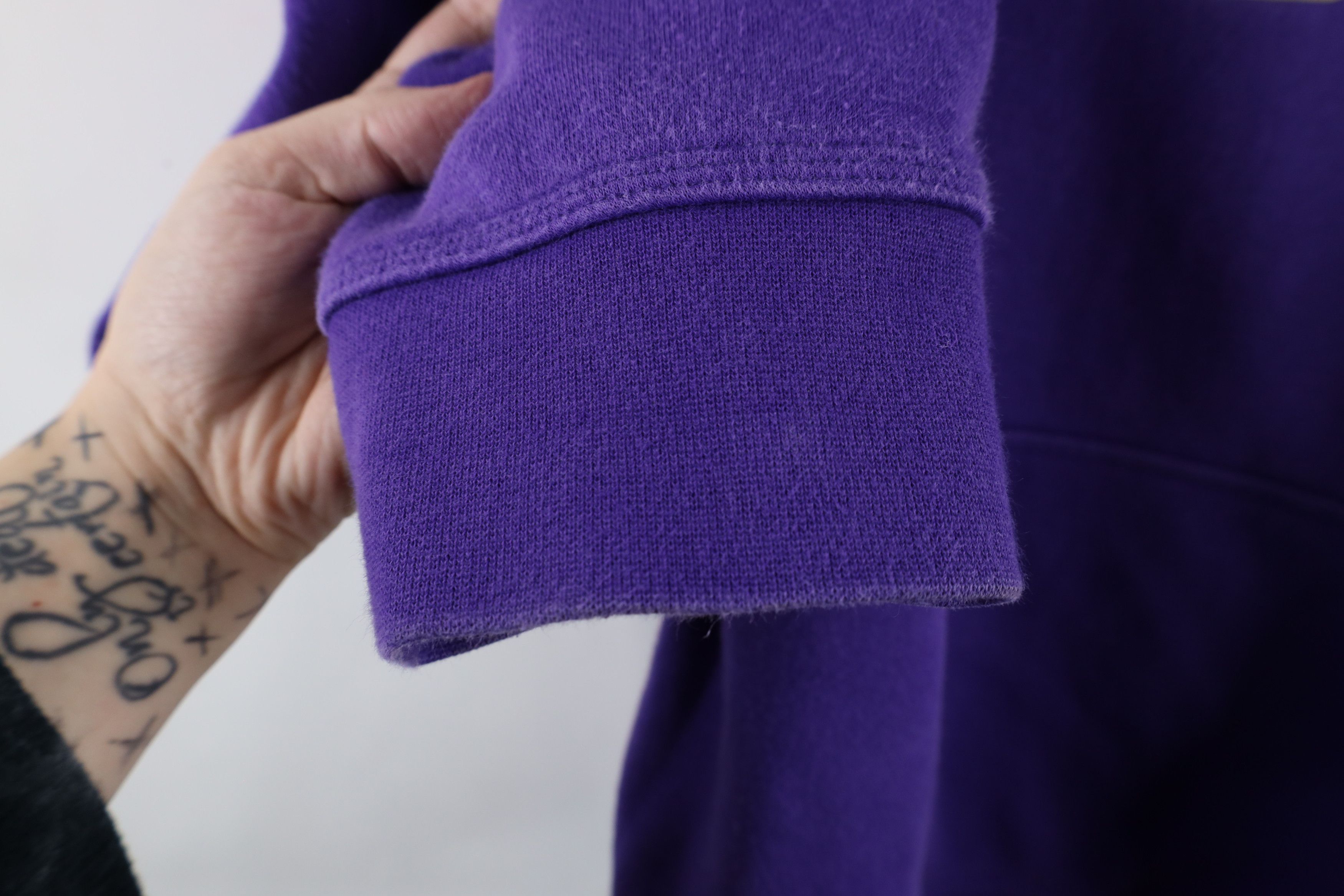 Nike × Vintage Vintage Nike College Football Hoodie Sweatshirt Purple Size US XXL / EU 58 / 5 - 9 Thumbnail