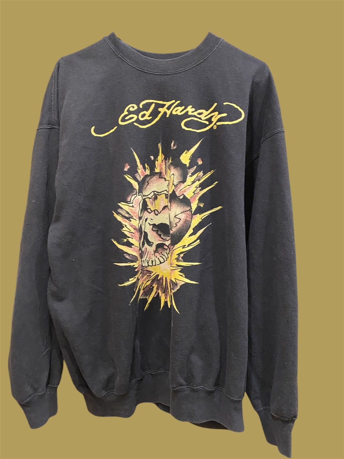 Ed Hardy hoodie without hood ed hardy Size US XL / EU 56 / 4 - 1 Thumbnail