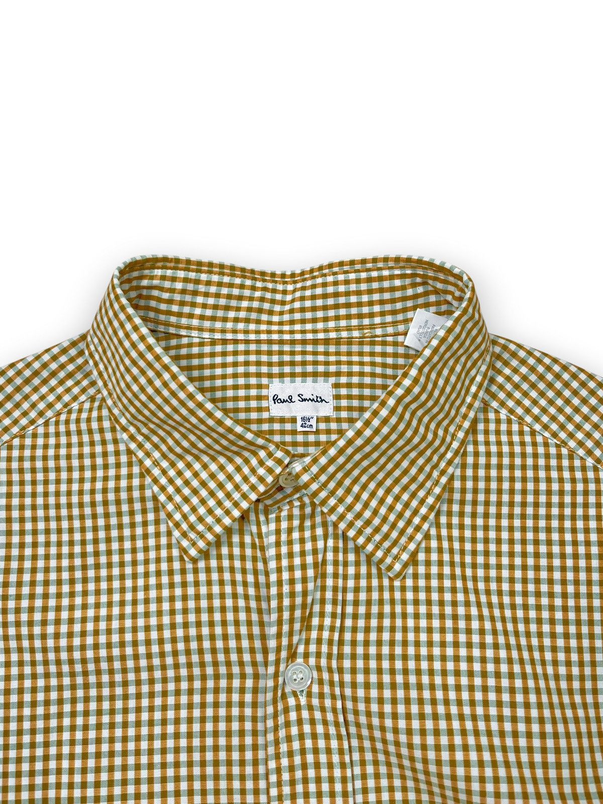 Paul Smith 90s Paul Smith Made In Ireland Vintage Gingham Button Up Size US XL / EU 56 / 4 - 6 Thumbnail