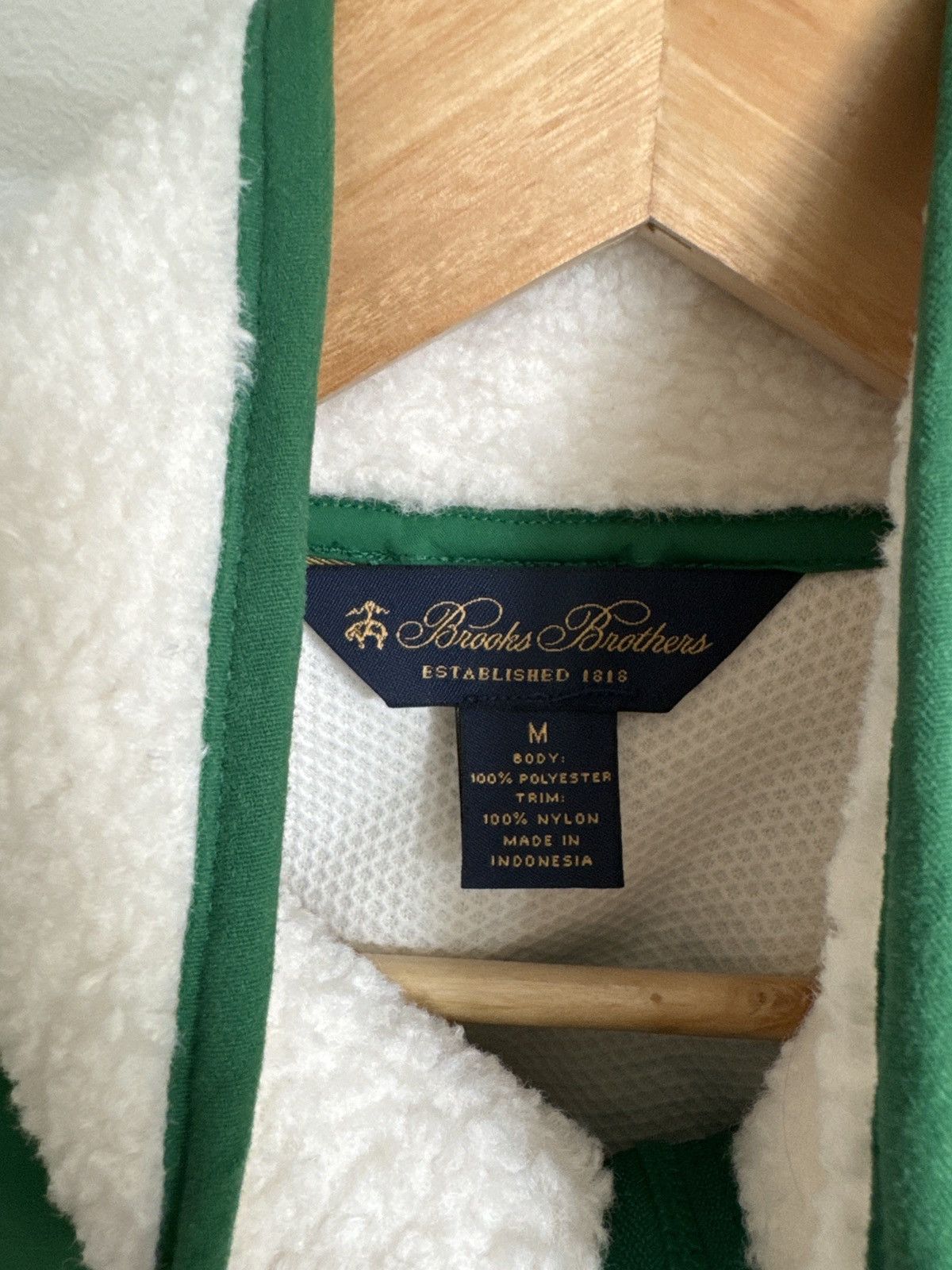 Brooks Brothers Brooks Brothers Mens Lined Fleece Jacket Size US M / EU 48-50 / 2 - 3 Thumbnail