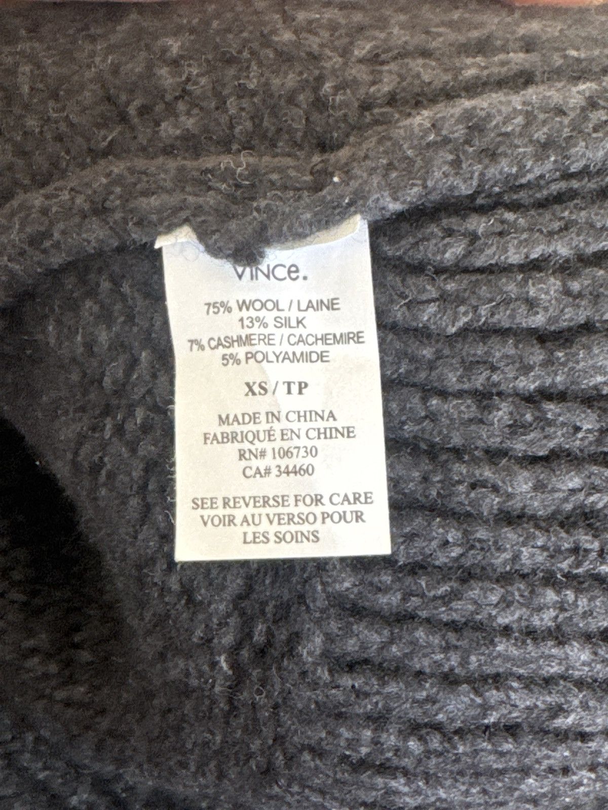 Vince Vince Wool Wrap Cardigan Size XS / US 0-2 / IT 36-38 - 4 Thumbnail