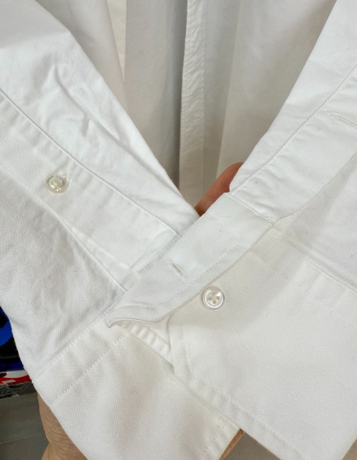 Thom Browne Thom browne White long-sleeved poplin shirt 2504-Nextarrow Size US M / EU 48-50 / 2 - 4 Thumbnail