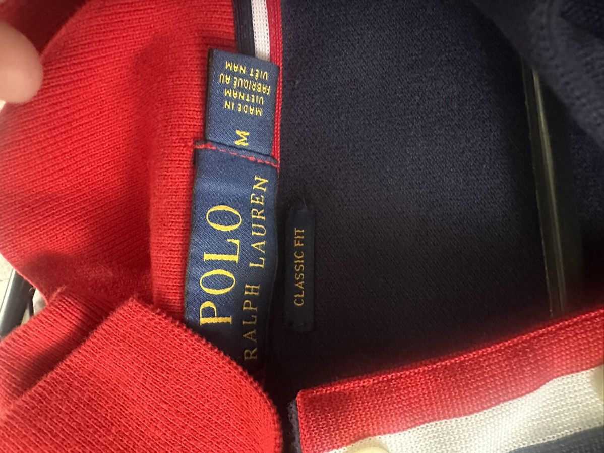 Polo Ralph Lauren Polo Ralph Lauren Navy and Red Contrast Collar Polo Shirt Size US M / EU 48-50 / 2 - 3 Thumbnail