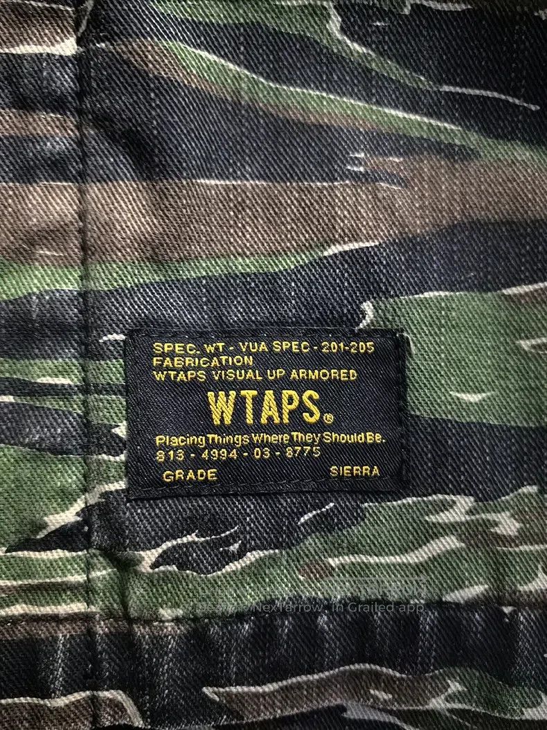 Wtaps Wtaps Tiger print collarless single pocket shirt Size US S / EU 44-46 / 1 - 4 Thumbnail