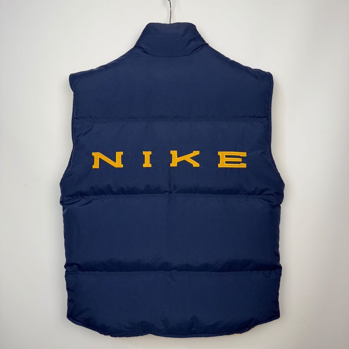 Nike NIKE 90s VINTAGE PUFFER REVERSIBLE DOWN VEST NAVY BLUE GILET Size US M / EU 48-50 / 2 - 1 Thumbnail
