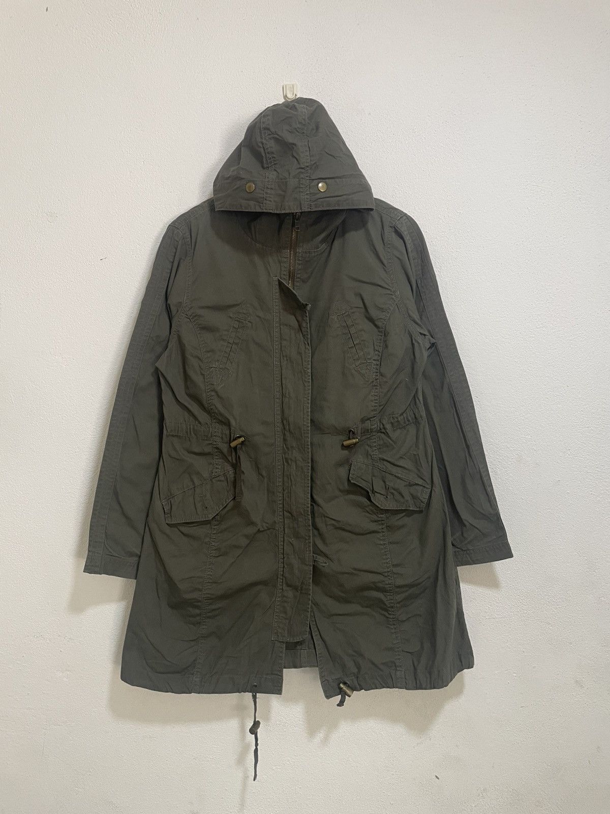 Japanese Brand × Vintage vintage y2k unbranded japanese brand military style parka Size US XS / EU 42 / 0 - 2 Thumbnail