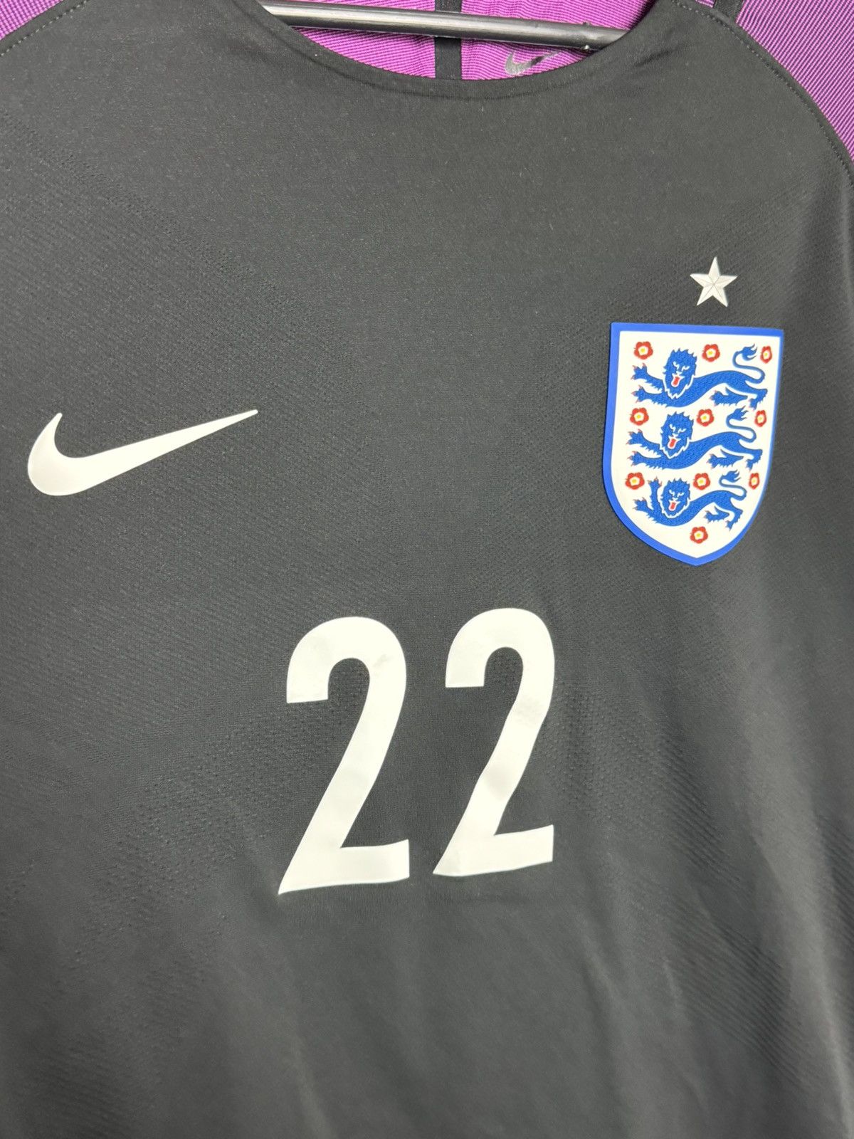 Nike England 16/17 Goalkeeper Player Issue Football Soccer Jersey Size US L / EU 52-54 / 3 - 3 Thumbnail