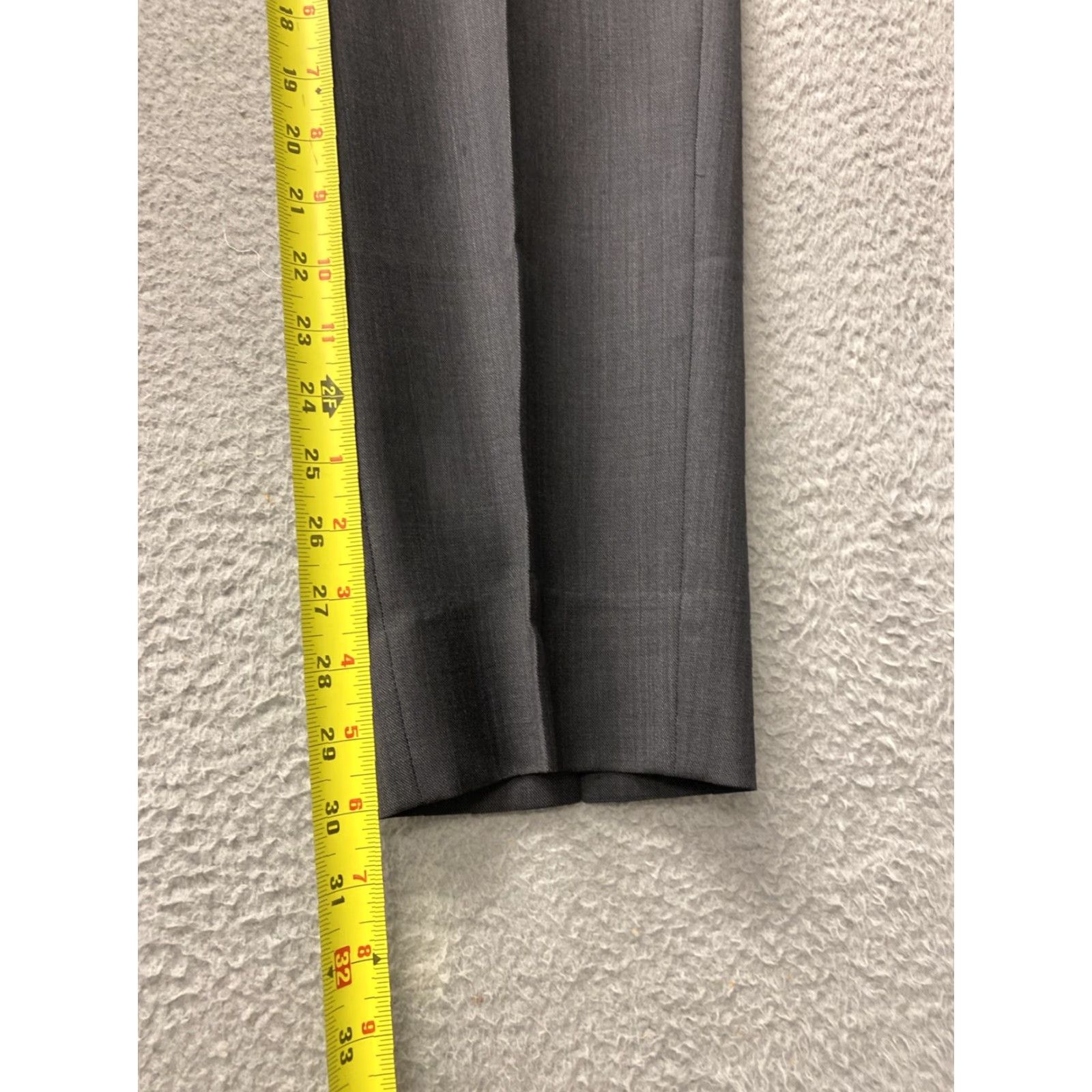 Ted Baker Ted Baker Pants Dress Men 33x30 Gray Wool / 164-31 Dress slacks Work Mens Regular Pants Size US 33 - 4 Thumbnail